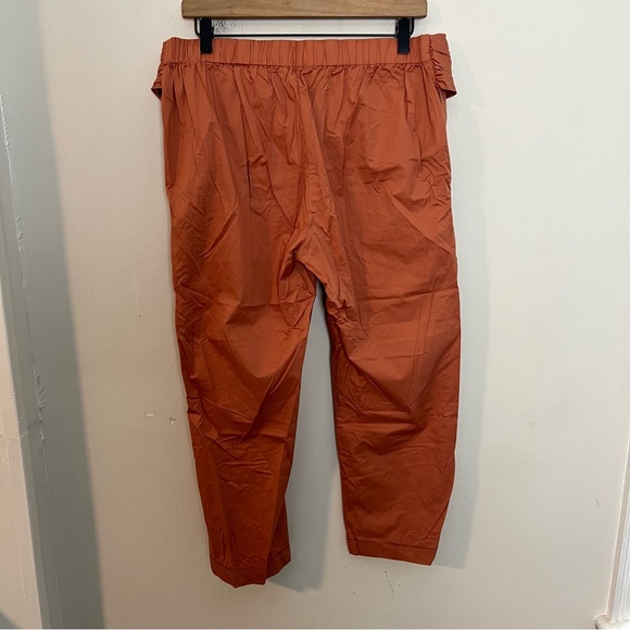 HATCH- Maternity The Ipek Pant Twist Gathered
Waist Poplin Crop Trouser Pant - Picture 5 of 6